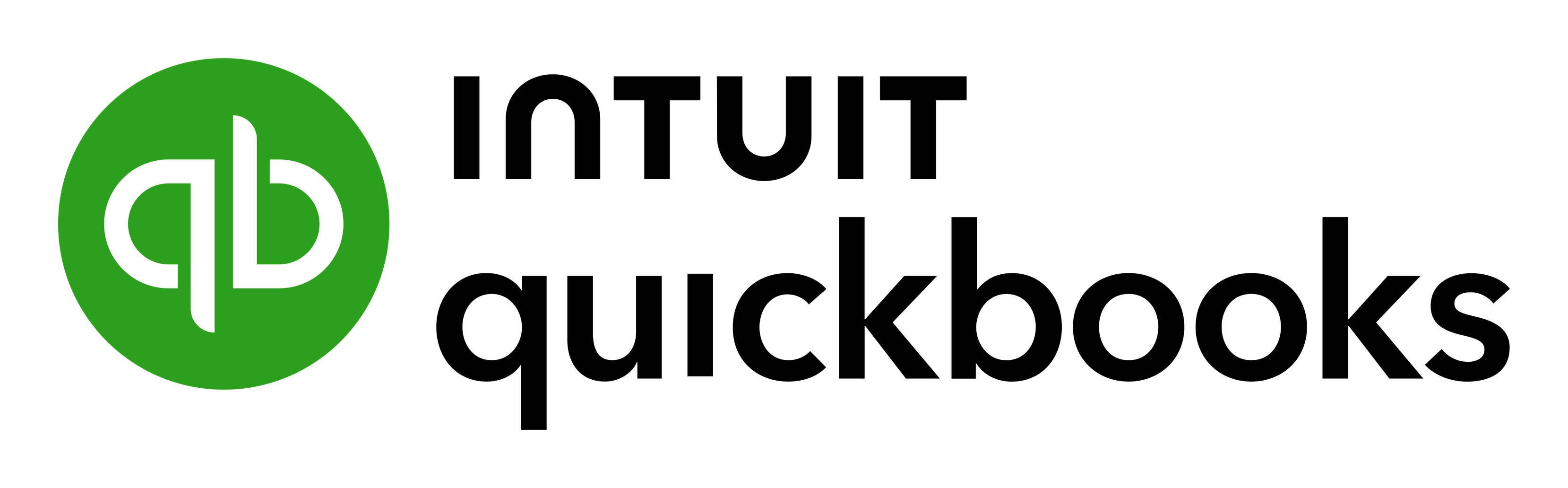 Quickbooks logo on a transparent background