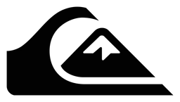 Quicksilver logo, black version, on a transparent background