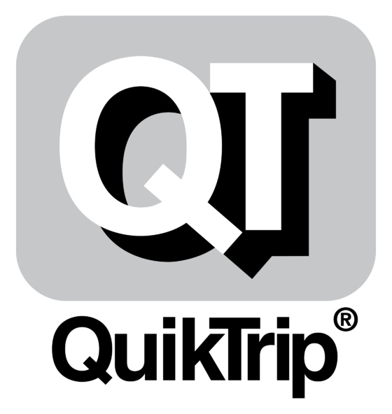 Quicktrip logo, monochrome icon version, on a transparent background