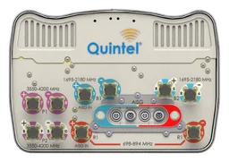 Quintel logo, monochrome version, on a transparent background
