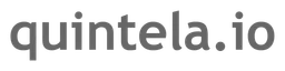 Quintela logo, monochrome wordmark version, on a transparent background
