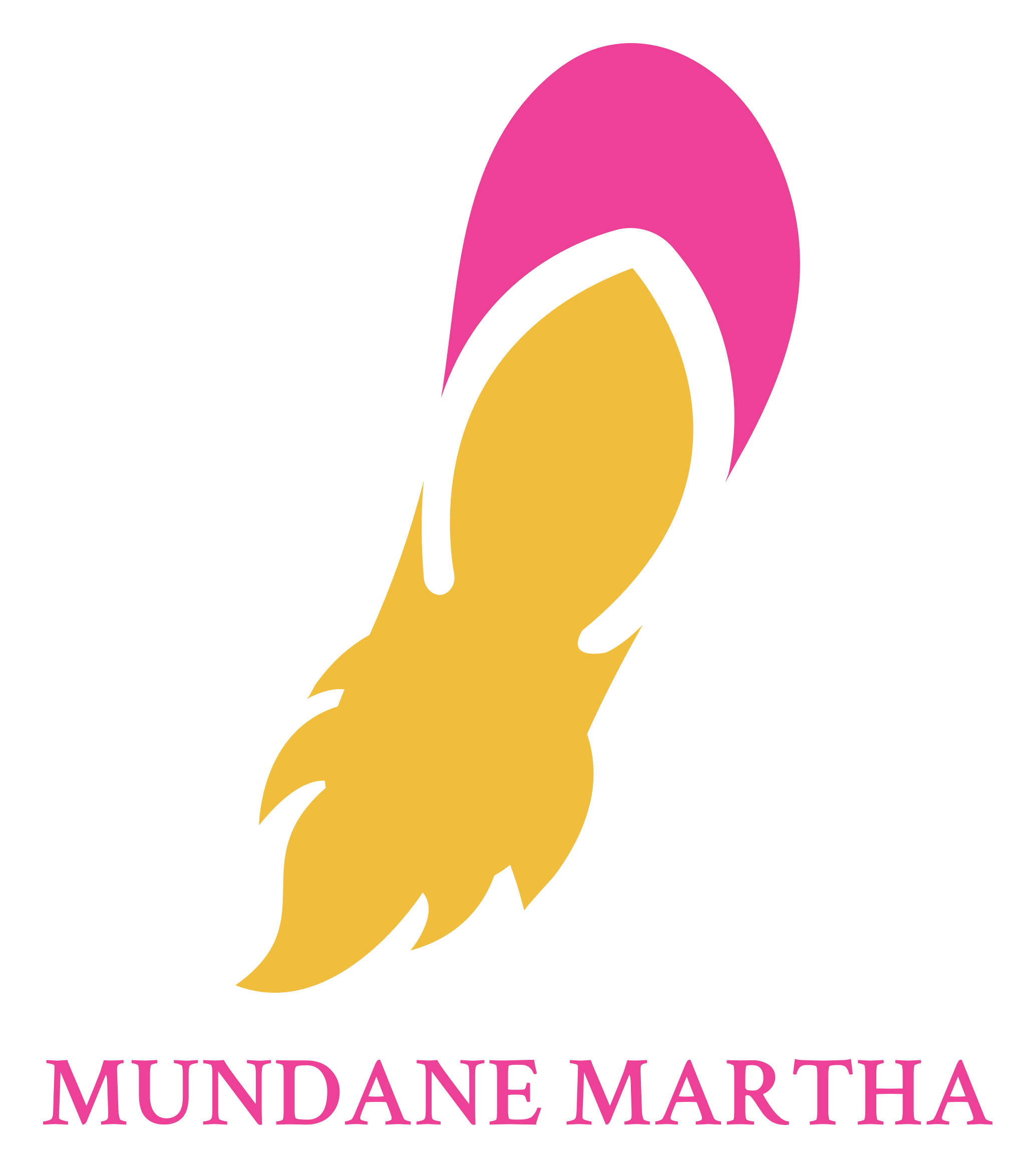 Quirky logo on a transparent background