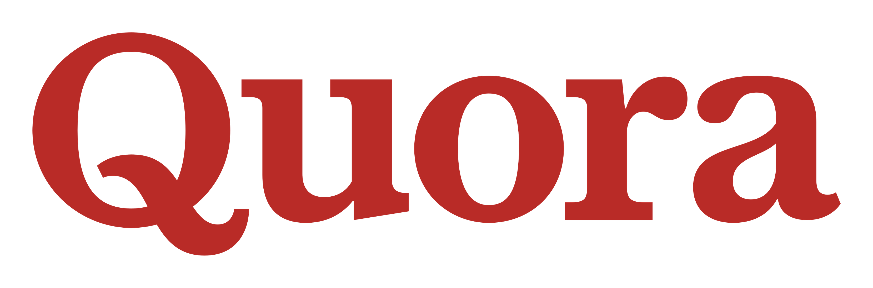 Quora logo on a transparent background