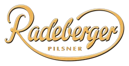 Radeberger logo, horizontal version, on a transparent background