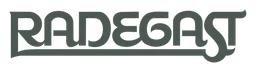 Radegast logo, monochrome wordmark version, on a transparent background