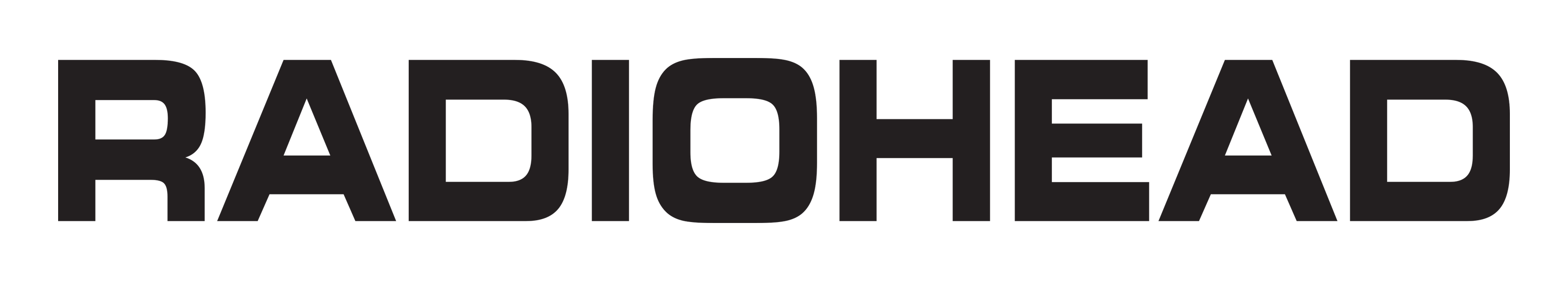 Radiohead logo on a transparent background