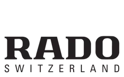 Rado logo, black version, on a transparent background