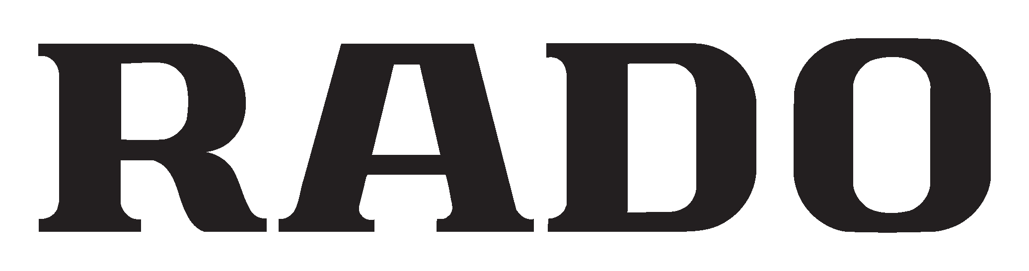 Rado logo on a transparent background