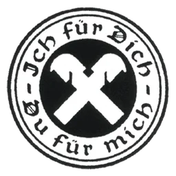 Raiffeisen Bank logo, monochrome icon version, on a transparent background