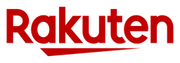 Rakuten logo, wordmark version, on a transparent background