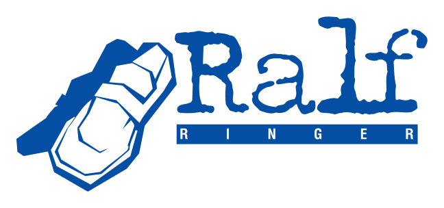Ralf Ringer logo on a transparent background