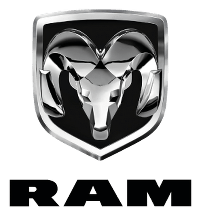 Ram logo on a transparent background