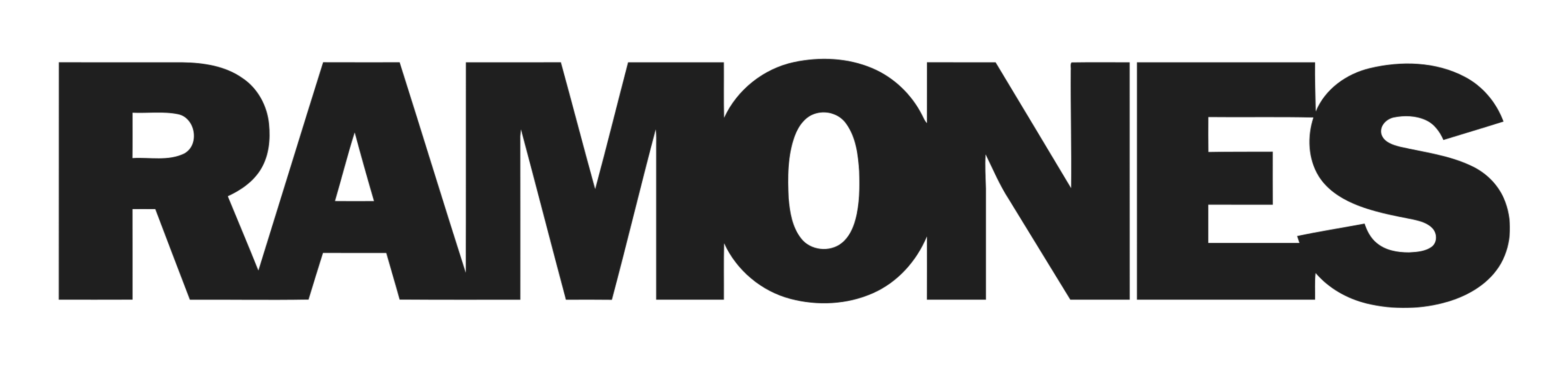 Ramones logo on a transparent background