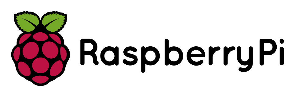 Rasberry Pi logo on a transparent background
