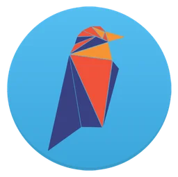 Ravencoin logo, icon version, on a transparent background