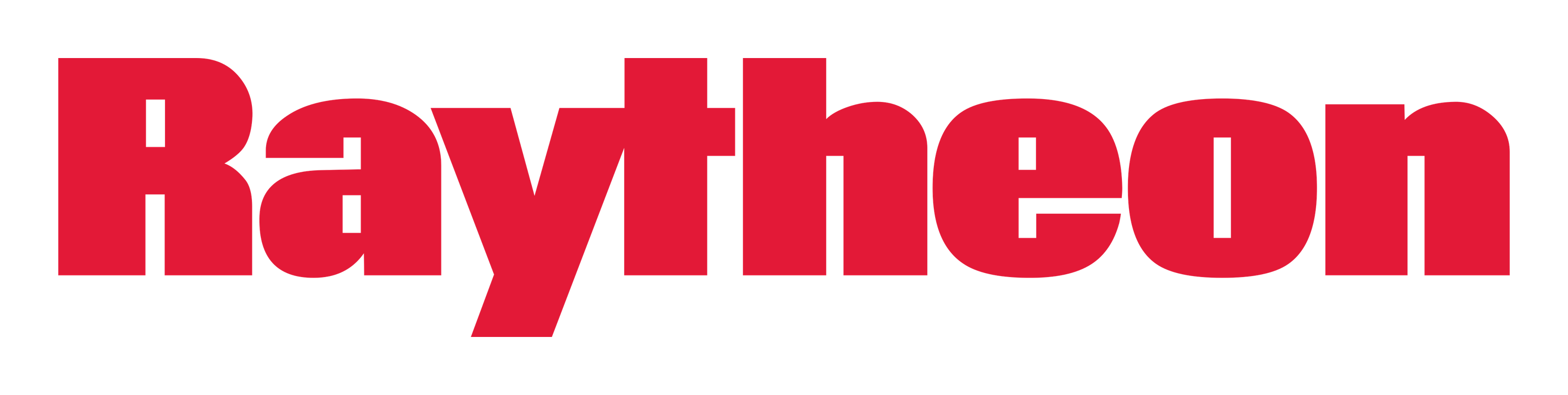 Raytheon logo on a transparent background