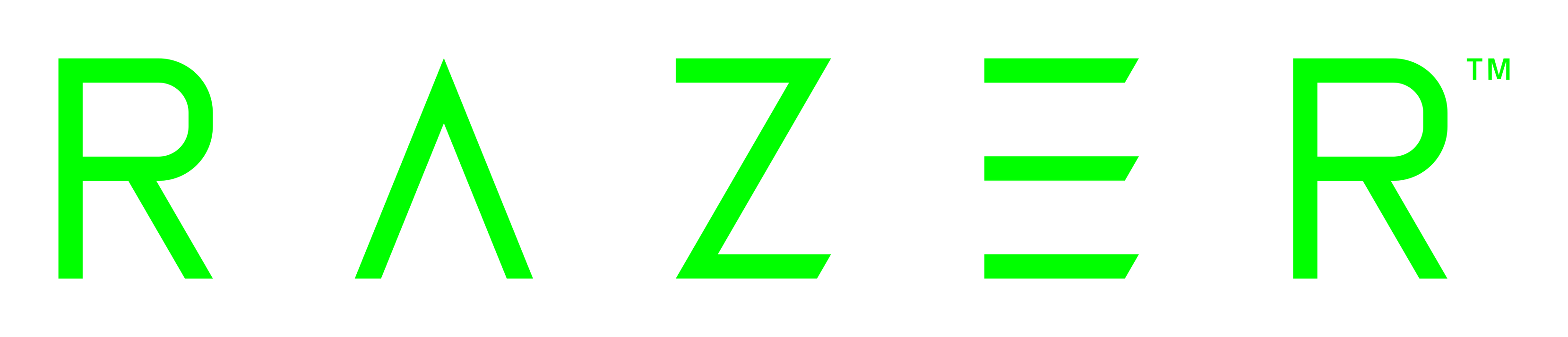 Razer logo on a transparent background