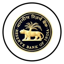 Rbi logo, monochrome icon version, on a transparent background