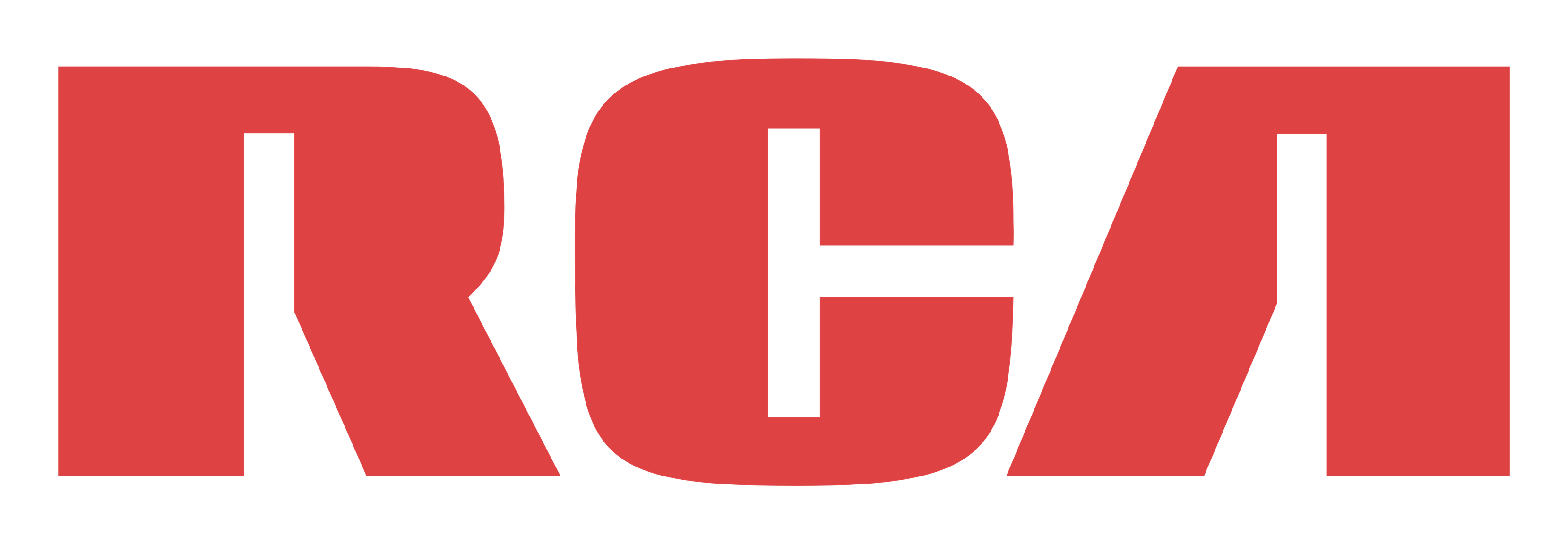 Logo de Rca sobre fondo transparente