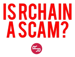 Rchain logo, horizontal version, on a transparent background