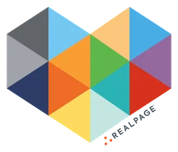 Realpage logo, icon version, on a transparent background