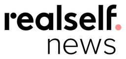 Realself logo, black version, on a transparent background