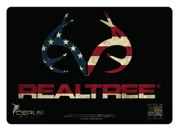 Realtree logo, black version, on a transparent background
