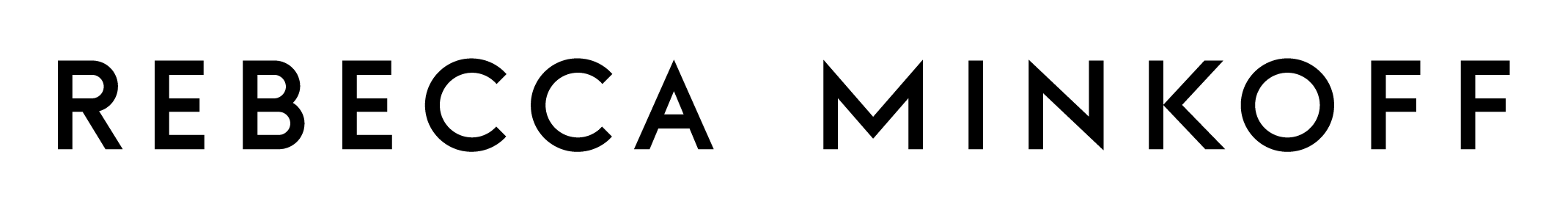Rebecca Minkoff logo on a transparent background
