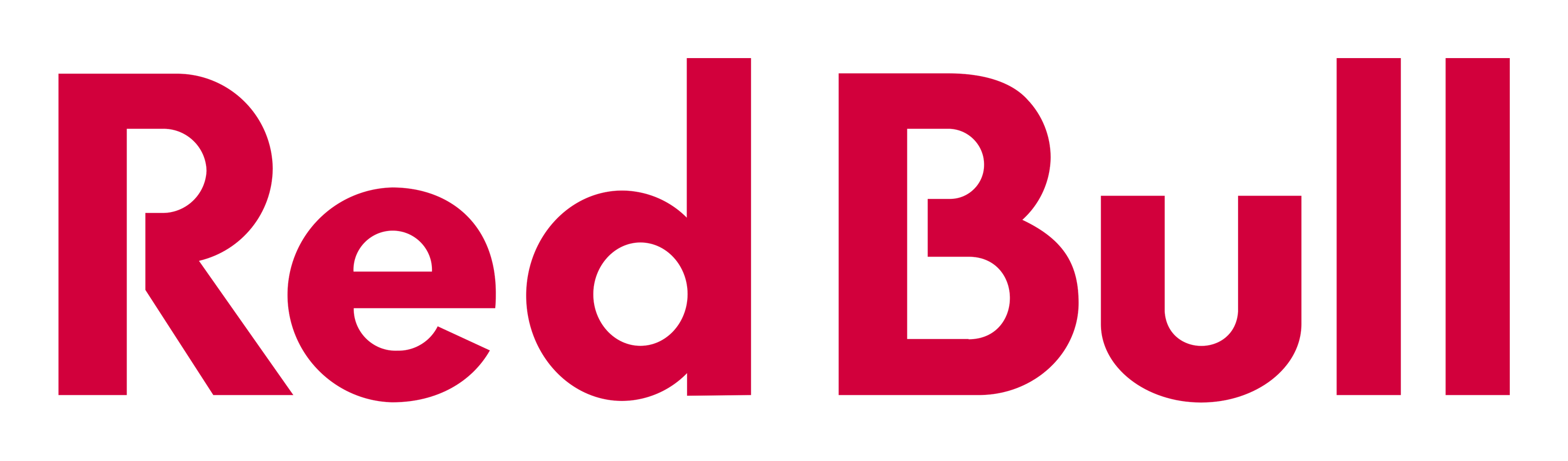 Red Bull logo on a transparent background