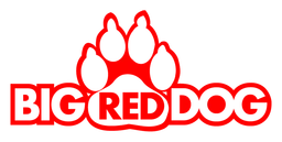 Red Dog logo, horizontal version, on a transparent background