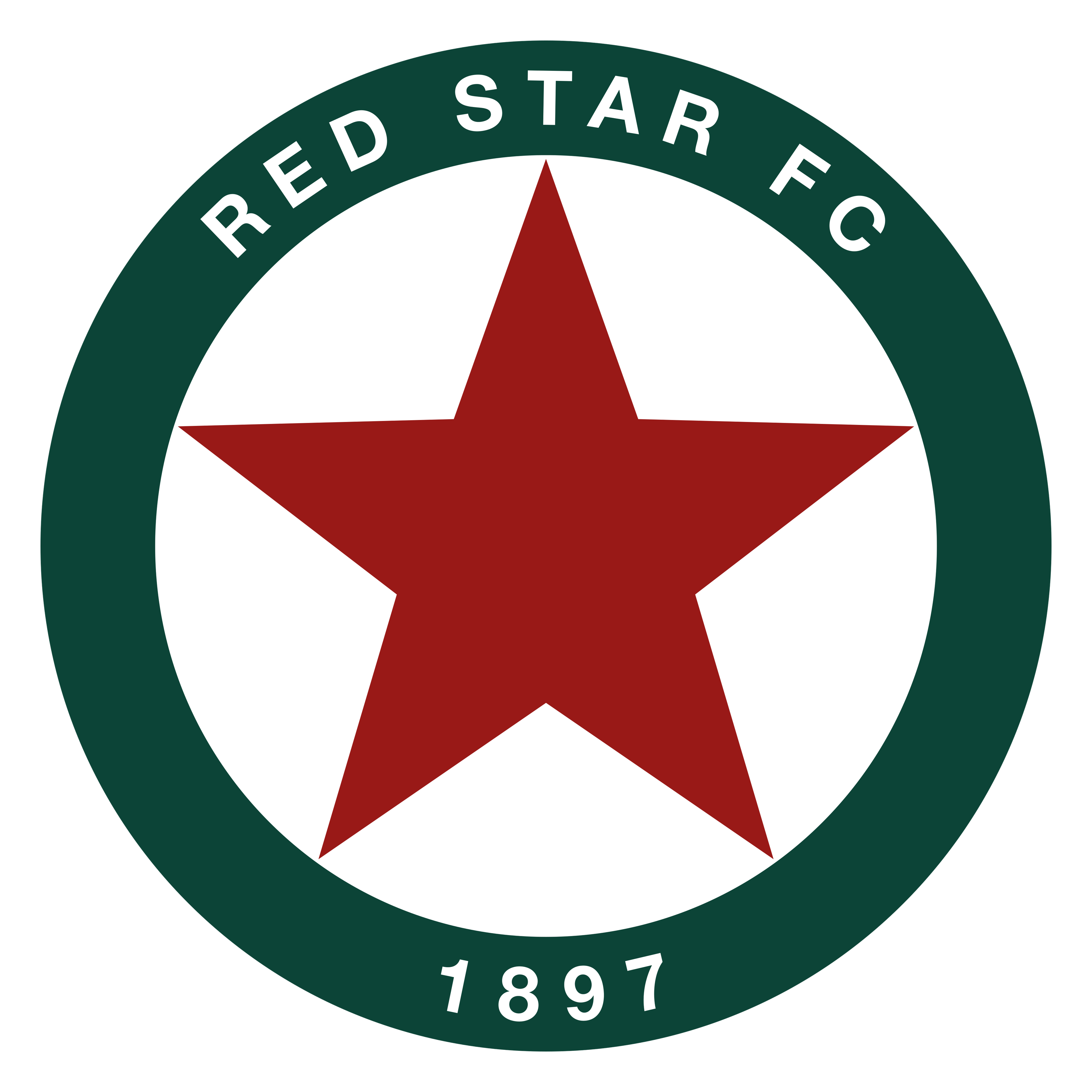 Red Star logo on a transparent background