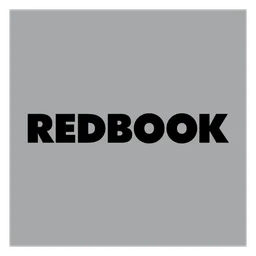 Redbook logo, monochrome icon version, on a transparent background