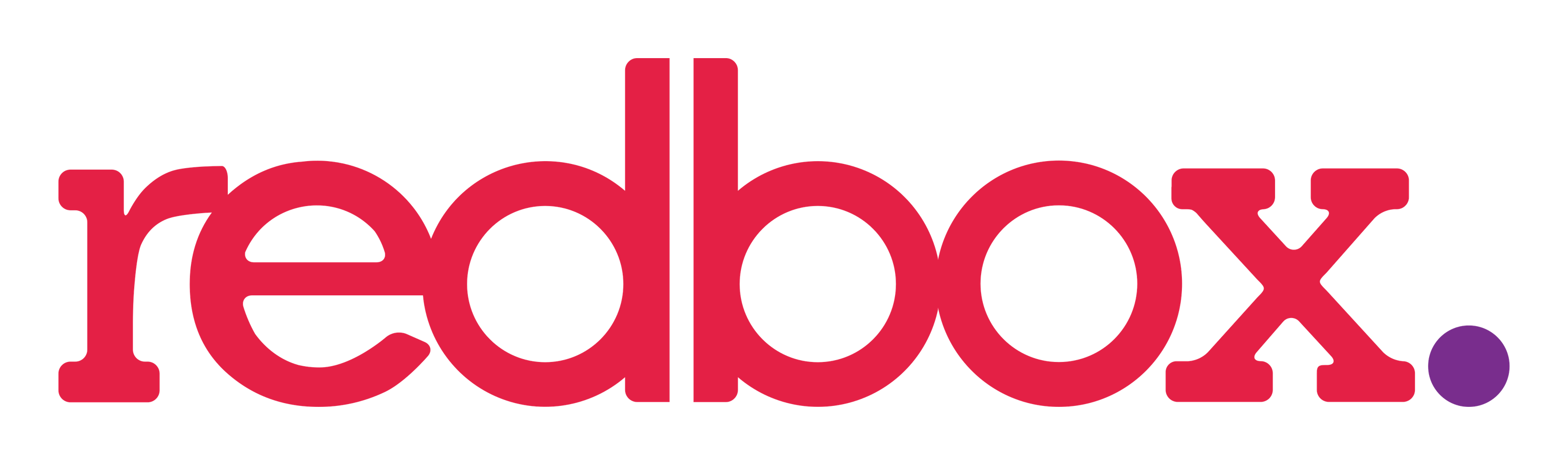 Redbox logo on a transparent background