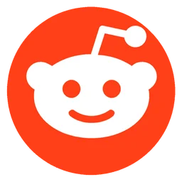 Reddit logo, icon version, on a transparent background