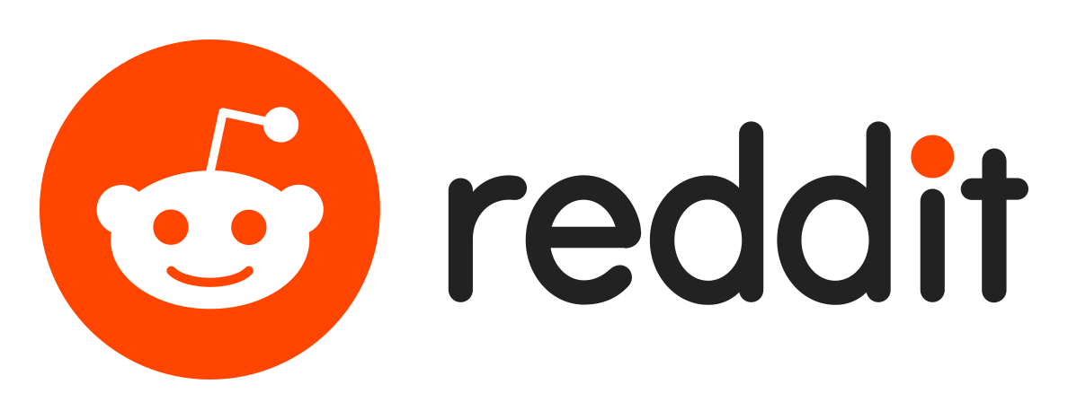 Reddit logo on a transparent background