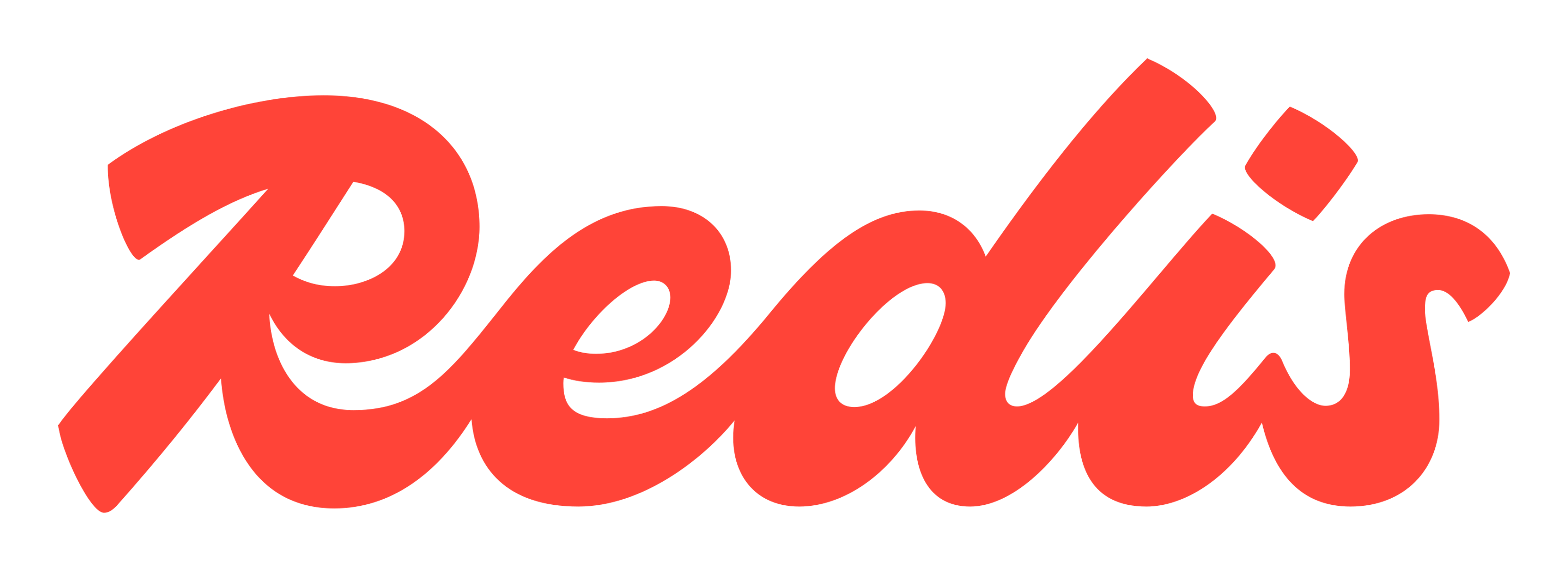 Redis logo on a transparent background