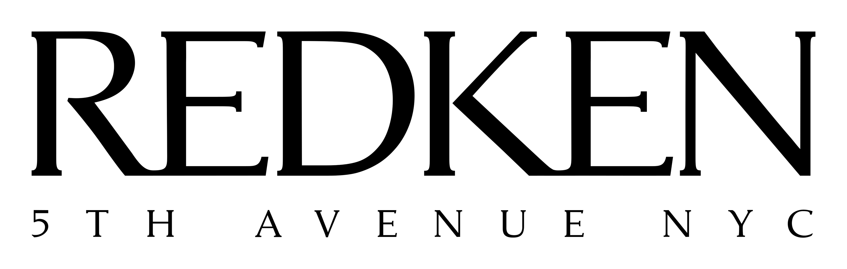 Redken logo on a transparent background