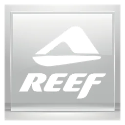 Reef logo, white icon version, on a transparent background