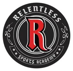 Relentless logo, black icon version, on a transparent background