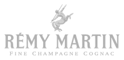 Remy Martin logo, monochrome version, on a transparent background