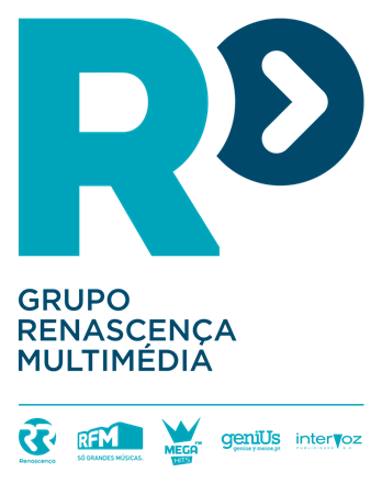 Renascenca logo, horizontal version, on a transparent background