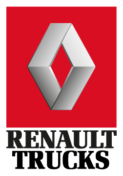 Renault Trucks Logo, Variante horizontal, auf transparentem Hintergrund