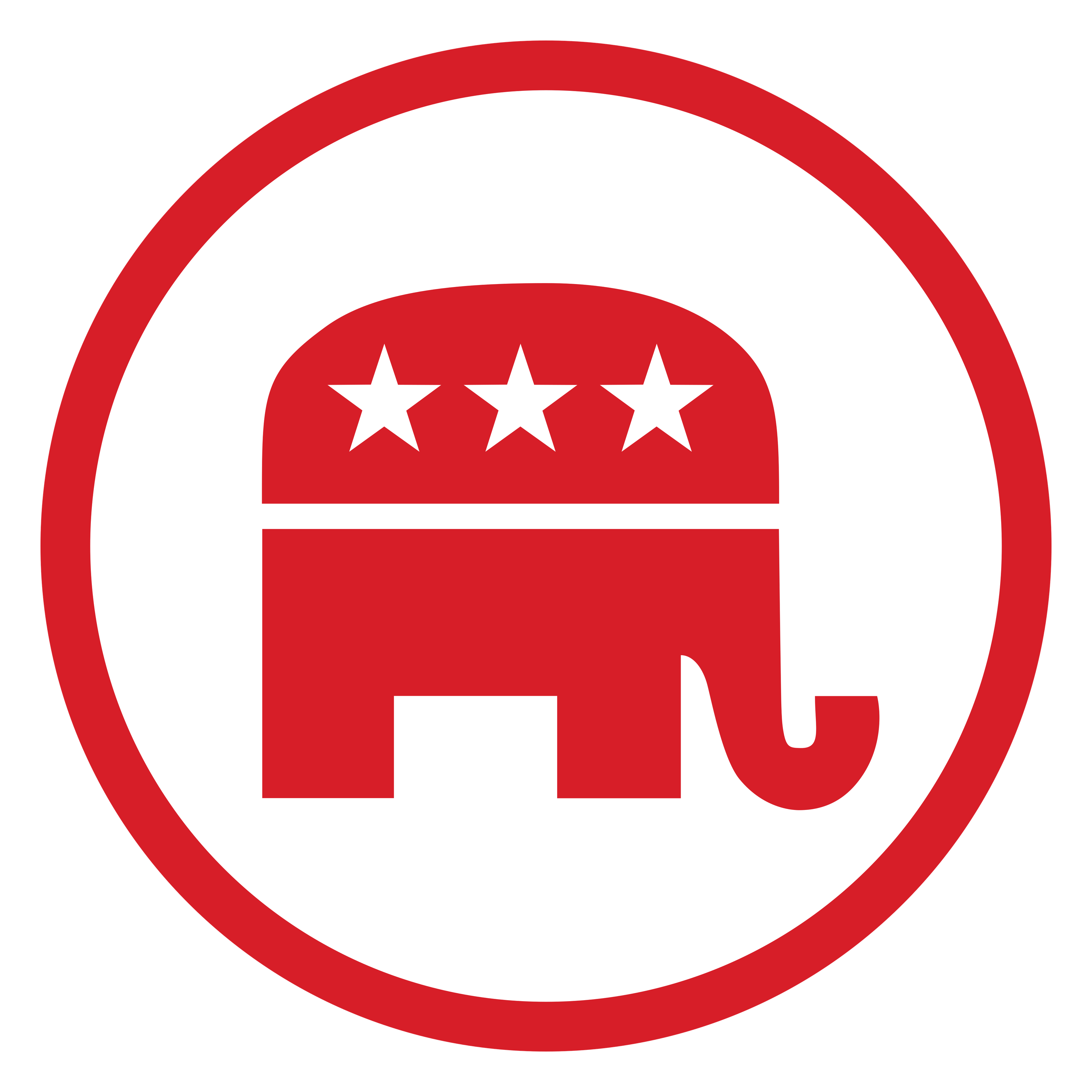 Republican Party のロゴ（背景透過）