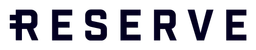 Reserve logo, black wordmark version, on a transparent background