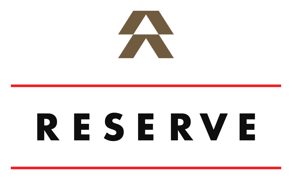 Reserve logo on a transparent background