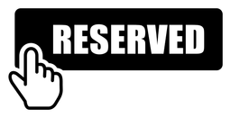 Reserved logo, black version, on a transparent background