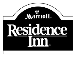 Residence Inn logo, black version, on a transparent background