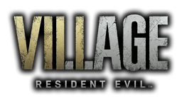 Resident Evil logo, horizontal version, on a transparent background