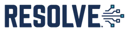 Resolve logo, wordmark version, on a transparent background