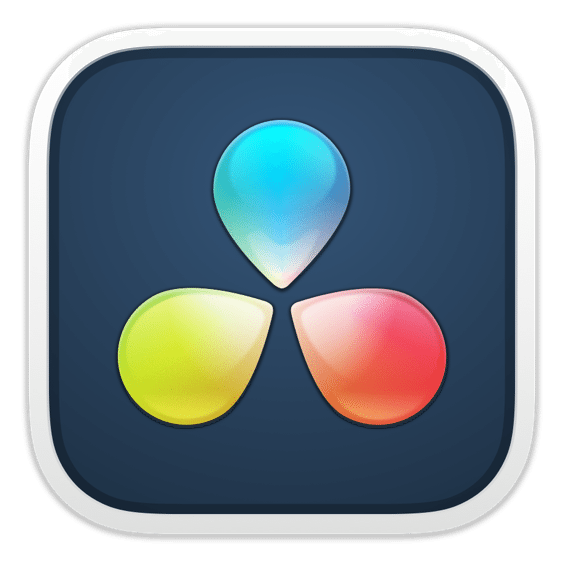 Resolve logo on a transparent background